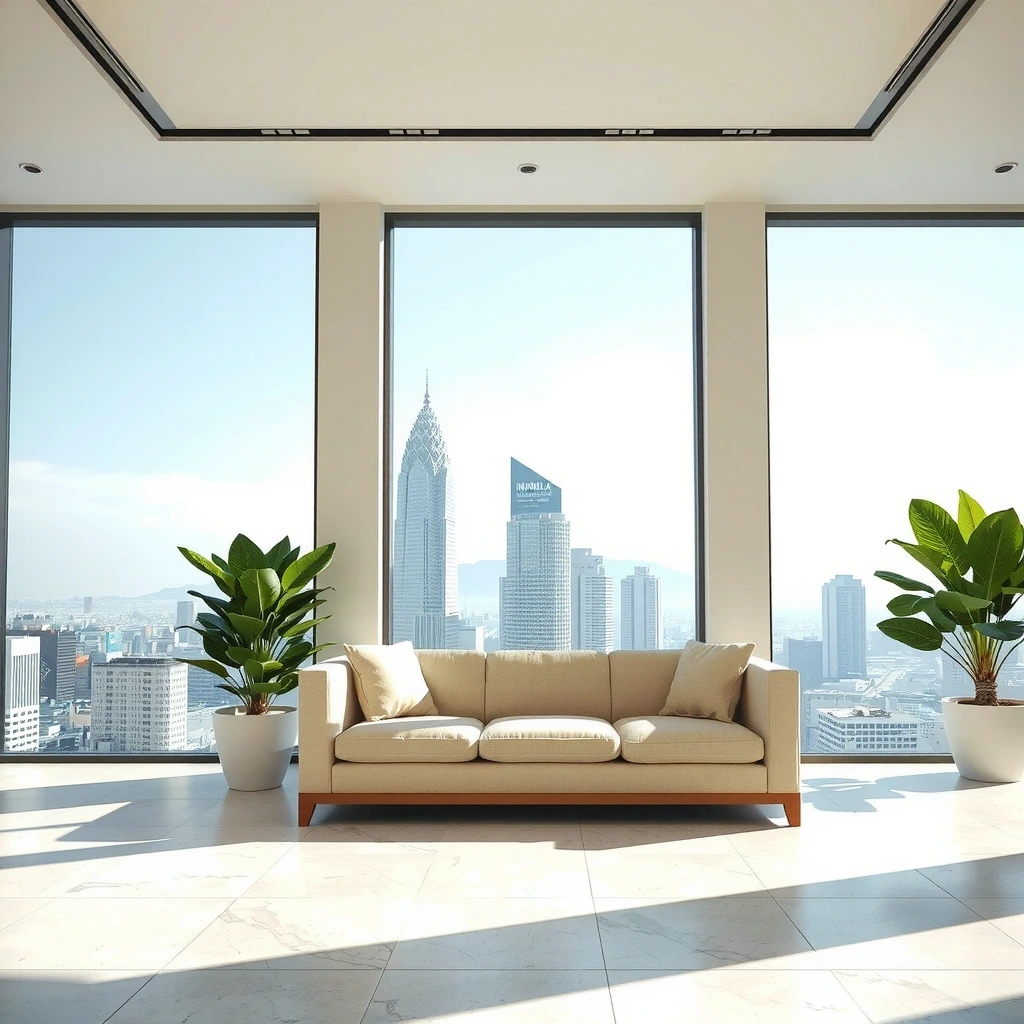 Abstract representation of Manila modern living