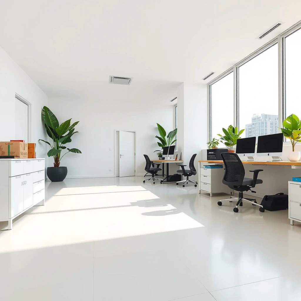 Clean office space