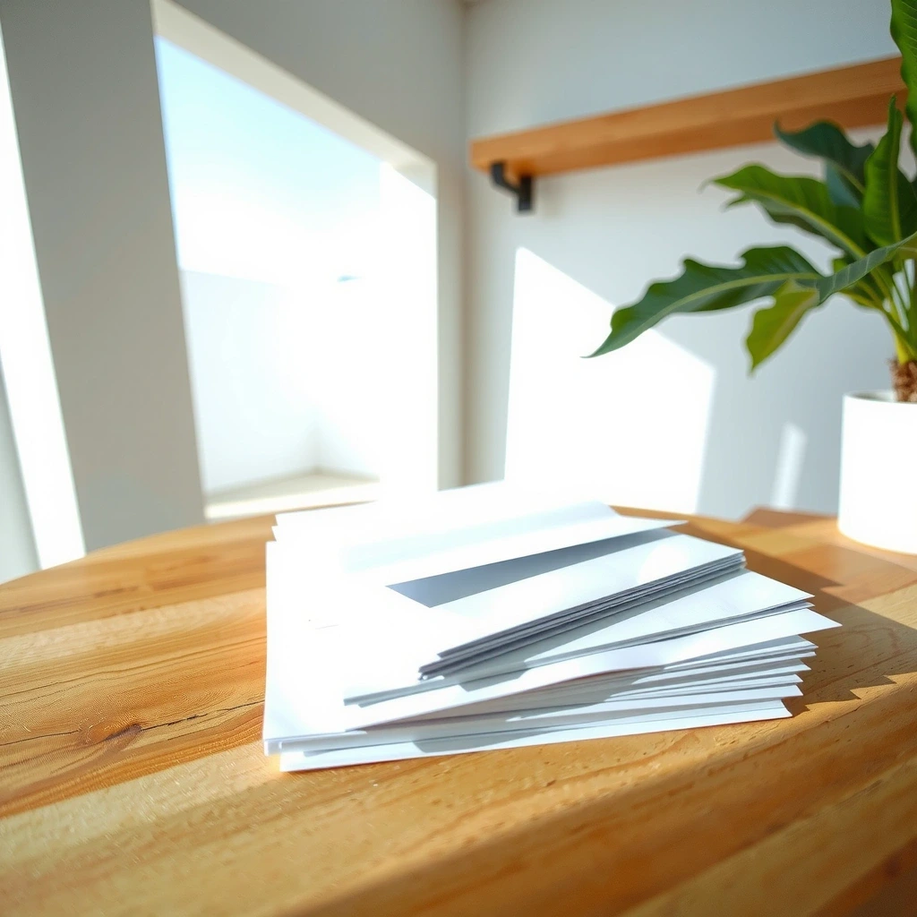 Abstract legal document stack